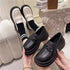 Retro All-Match Clogs Bow-Knot Platform Loafers